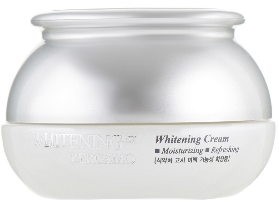 Отбеливающий крем для лица Whitening ex Cream 50 мл.. Осветляющий крем для лица - [Bergamo]Whitening ex Cream. Bergamo крем для лица отбеливающий состав. Либо ты Medical крем осветляющий с арбутин.