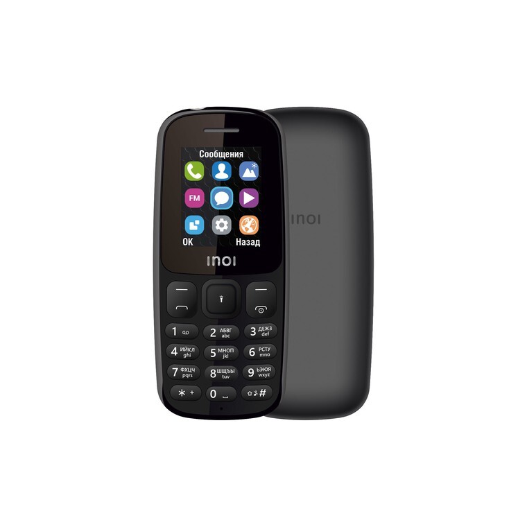 Кнопочные телефоны inoi. INOI 101 - Black. Сотовый телефон INOI 100 Black. INOI 100 Dual SIM чёрный.