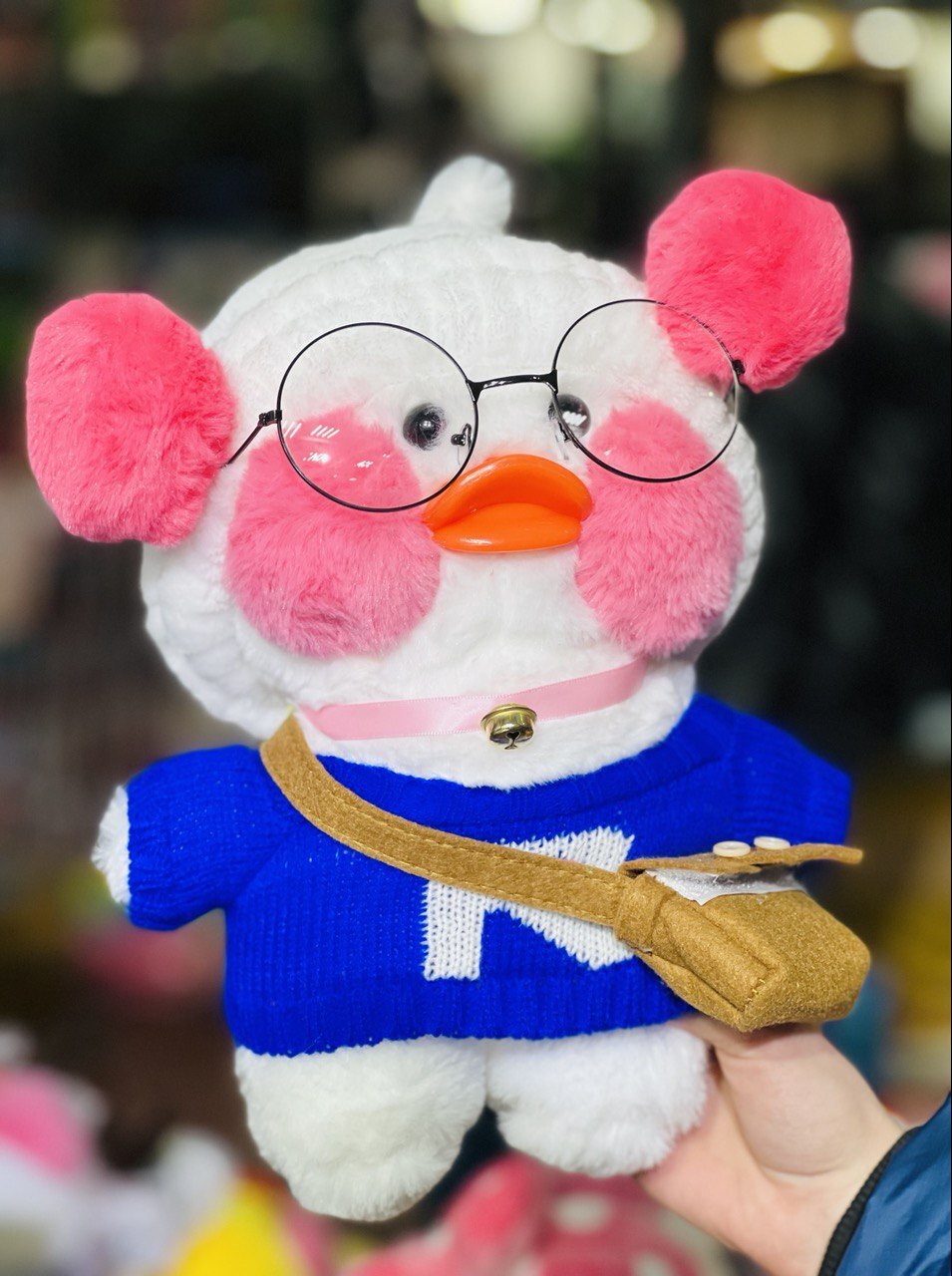 Мягкая игрушка Уточка Лалафанфан Оригинал HQ / Мягкая игрушка утка ...
