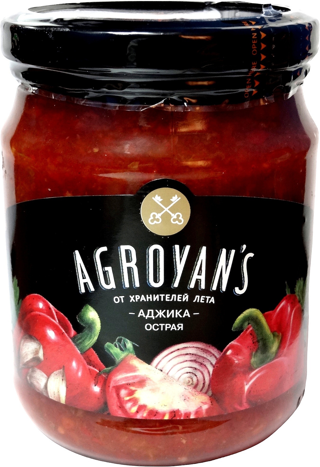 Agroyan's Соус овощной с красным перцем острый, 530 г