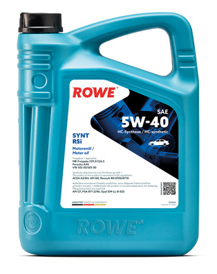 ROWE5W-40Масломоторное,НС-синтетическое,4л