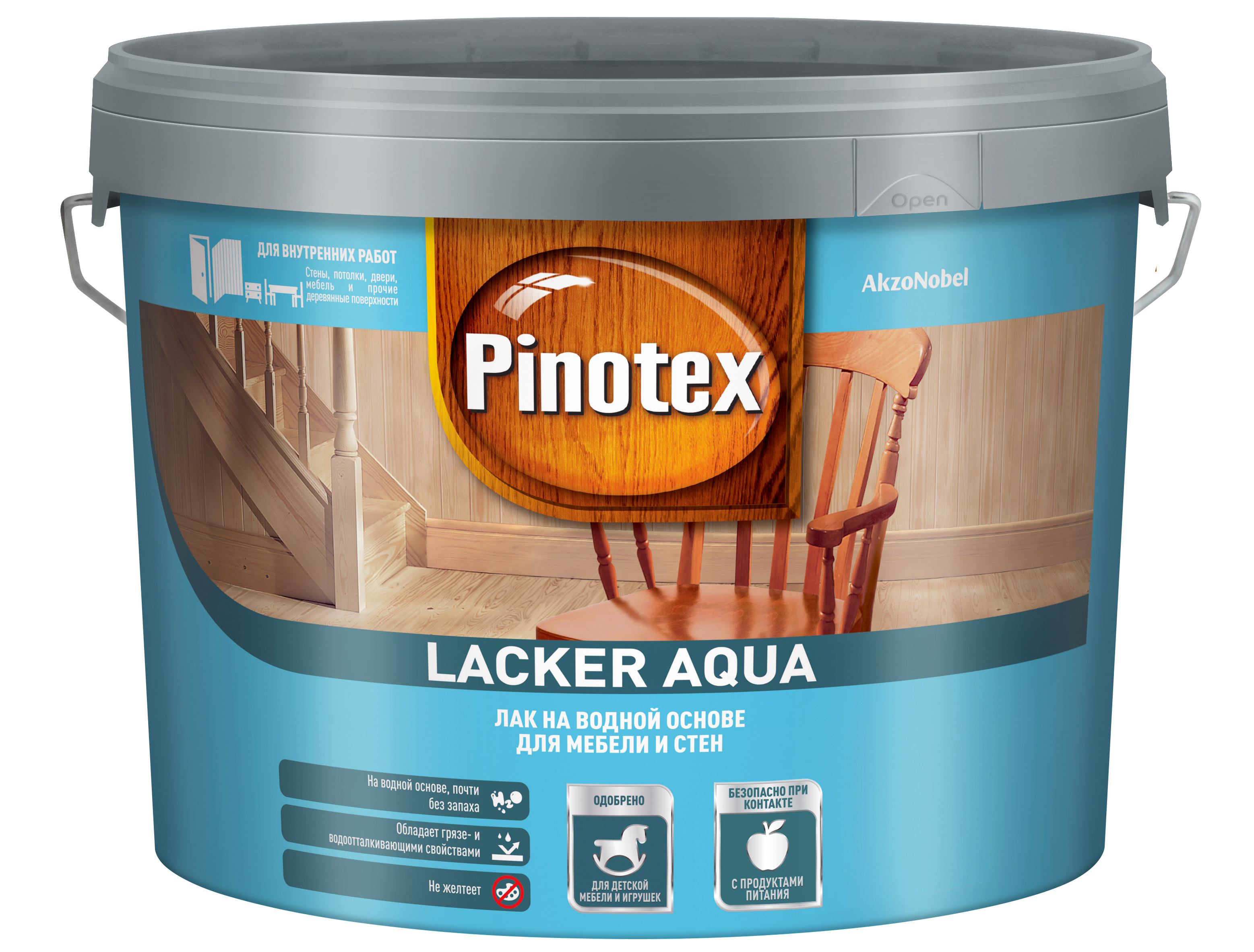 Pinotex Lacker Aqua, 9л, Матовый 10