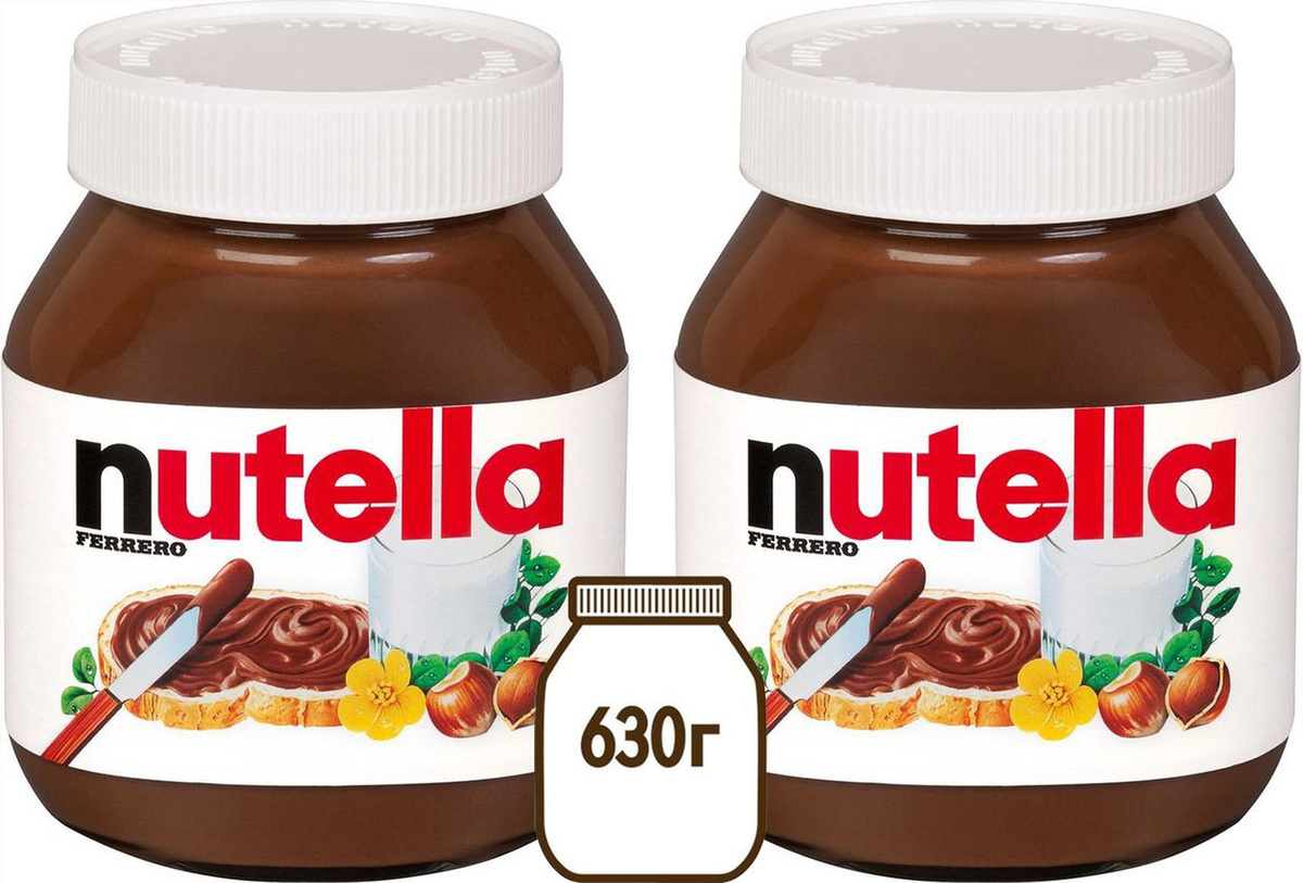 Ореховая паста Nutella, 630г