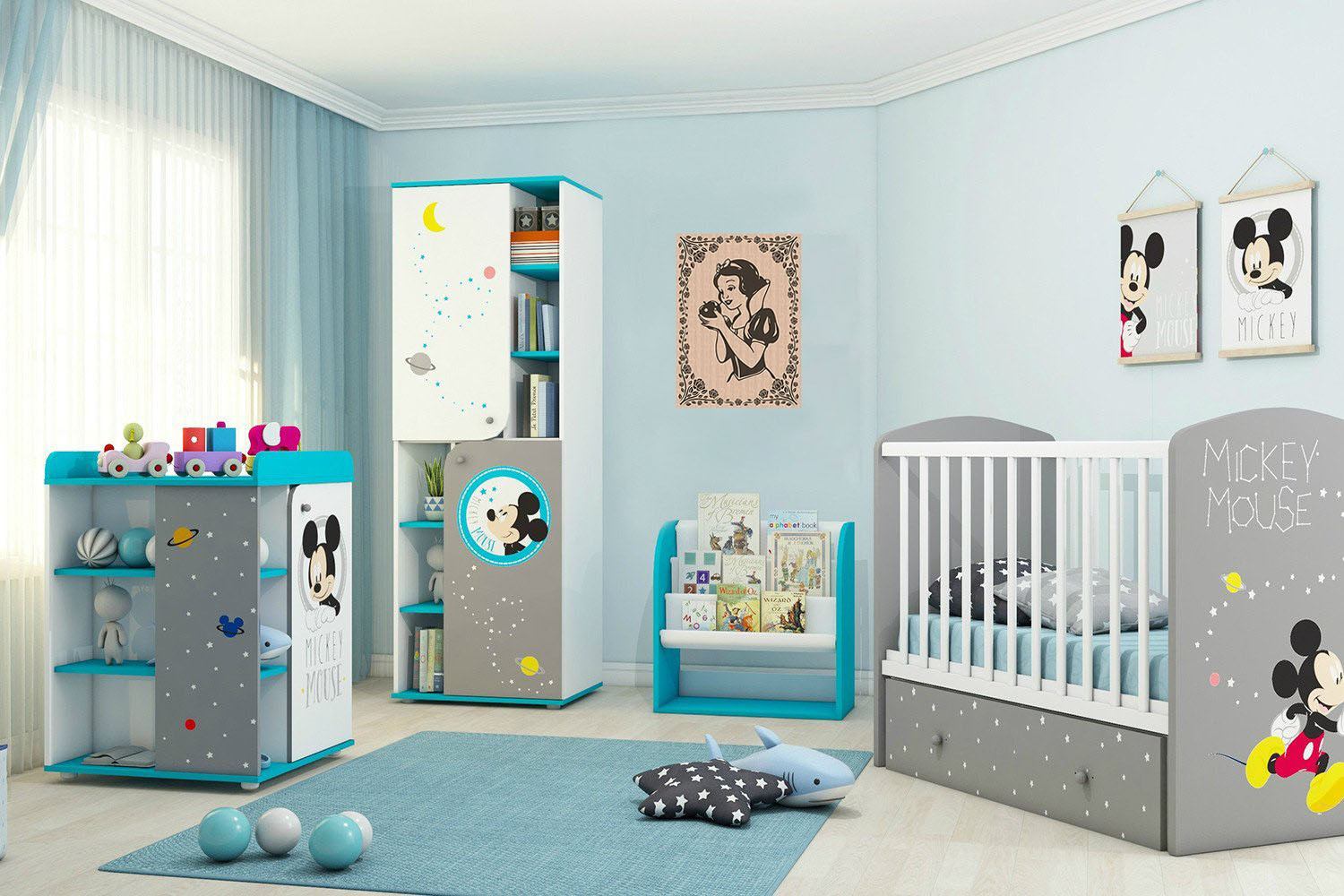 Шкаф Polini Kids Disney Baby