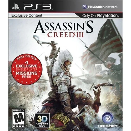 Игра Assassin's Creed III (PlayStation 3, Английская версия)