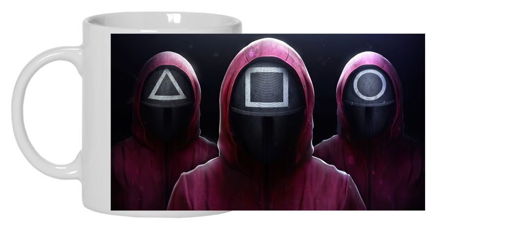 Фото кружка из игры в кальмара