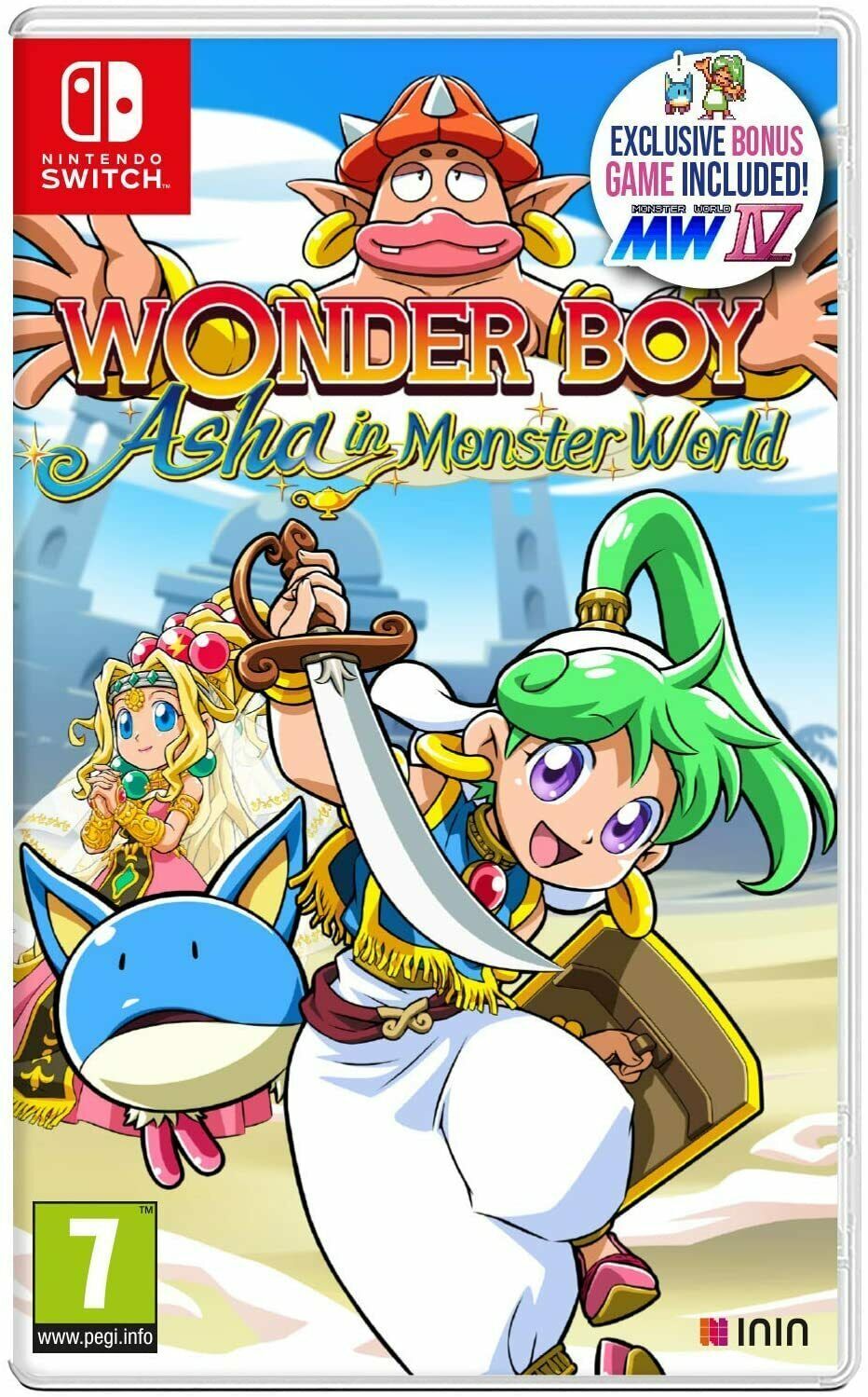 Игра Wonder Boy Asha In Monster World (NSW) (Nintendo Switch, Английская  версия)