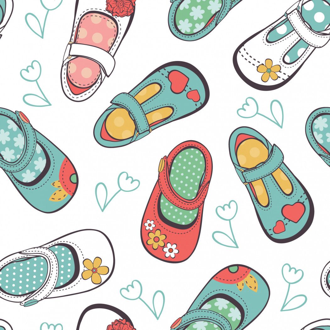 Little pattern. Shoes pattern.