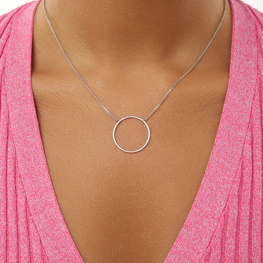 колье с кругом