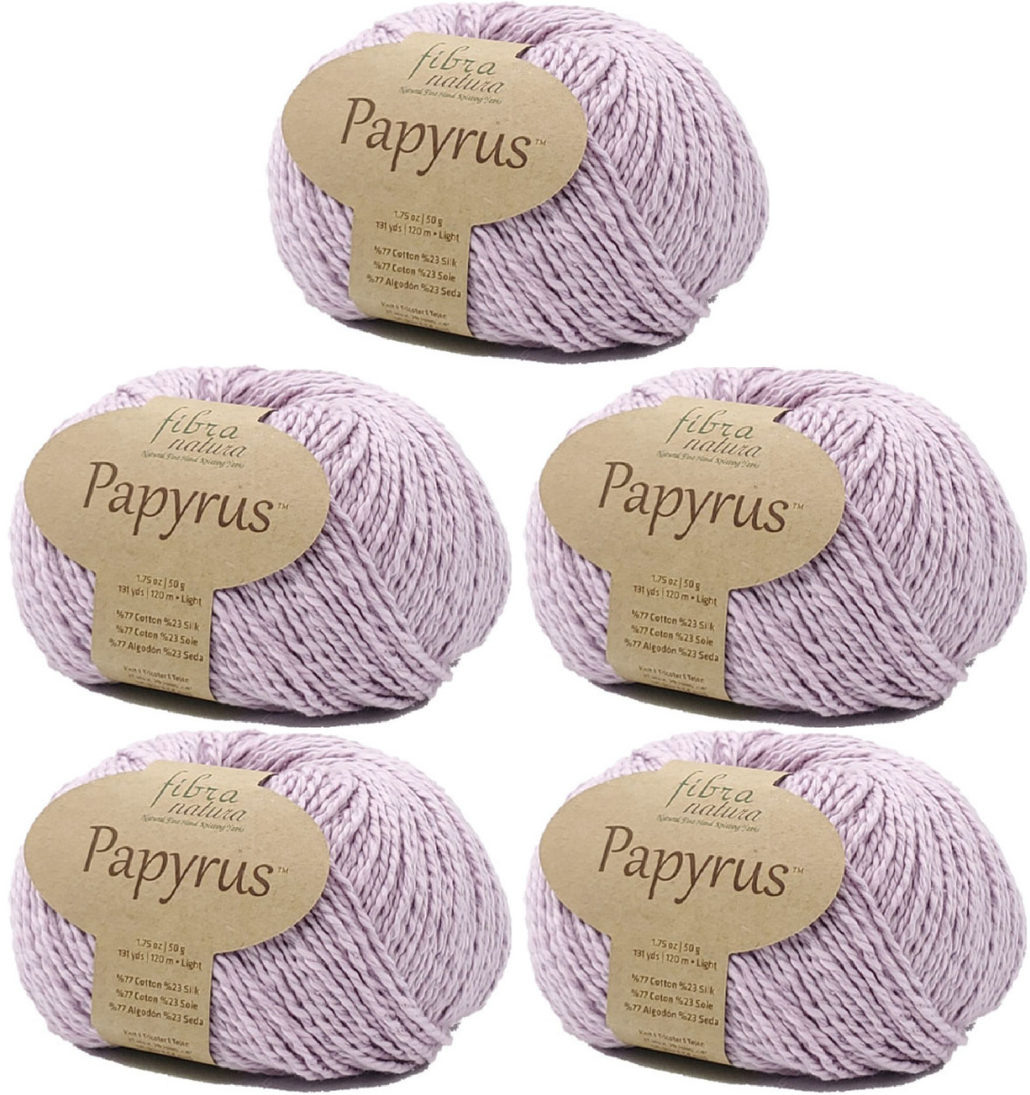 ПряжаFibraNaturaPapyrus229-095шт50гр120м78%хлопок22%шелк/ФибраНатураПапирус