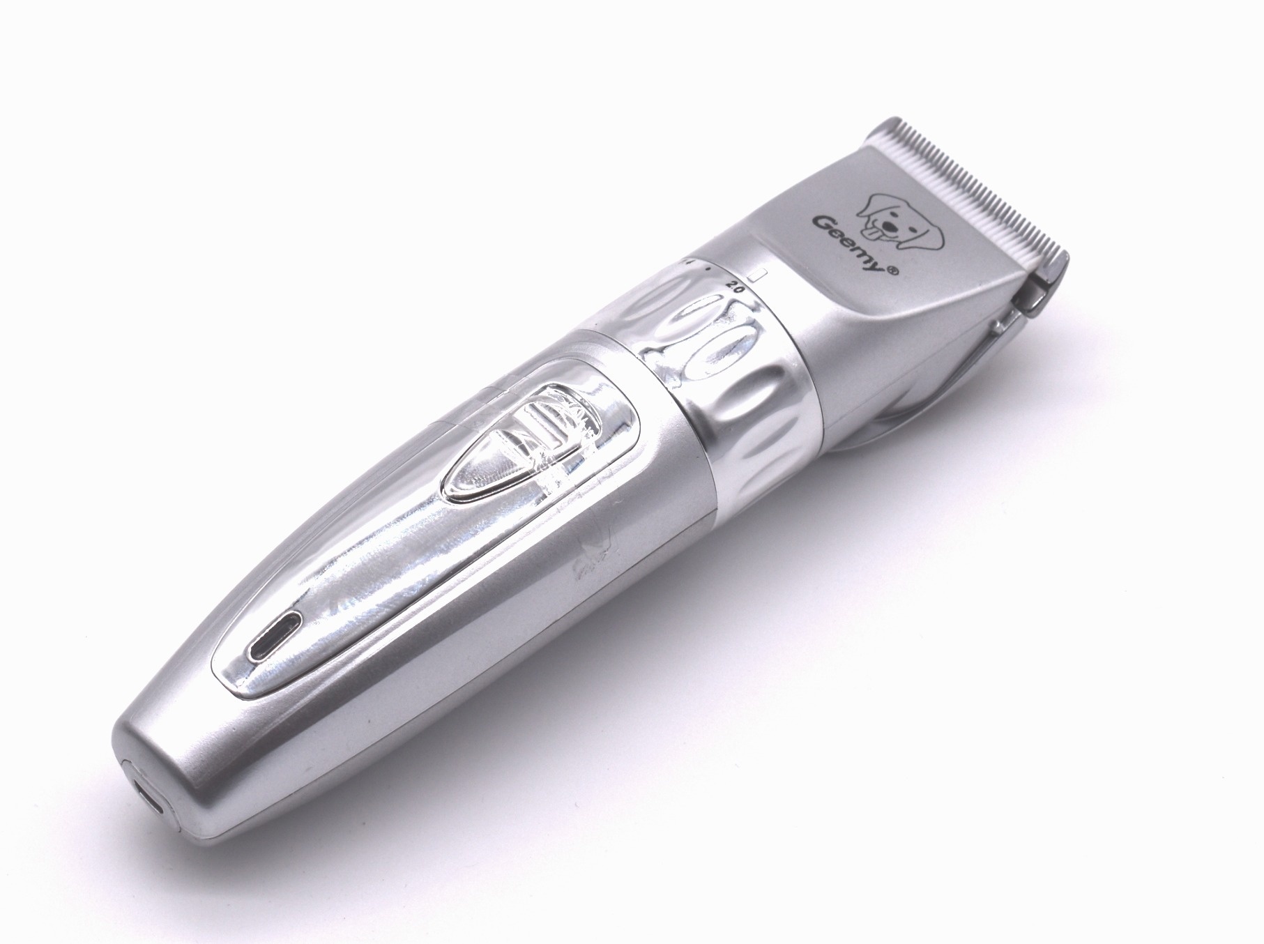 Машинка для стрижки животных Geemy GM-635 4 насадки, серебро — купить в ...