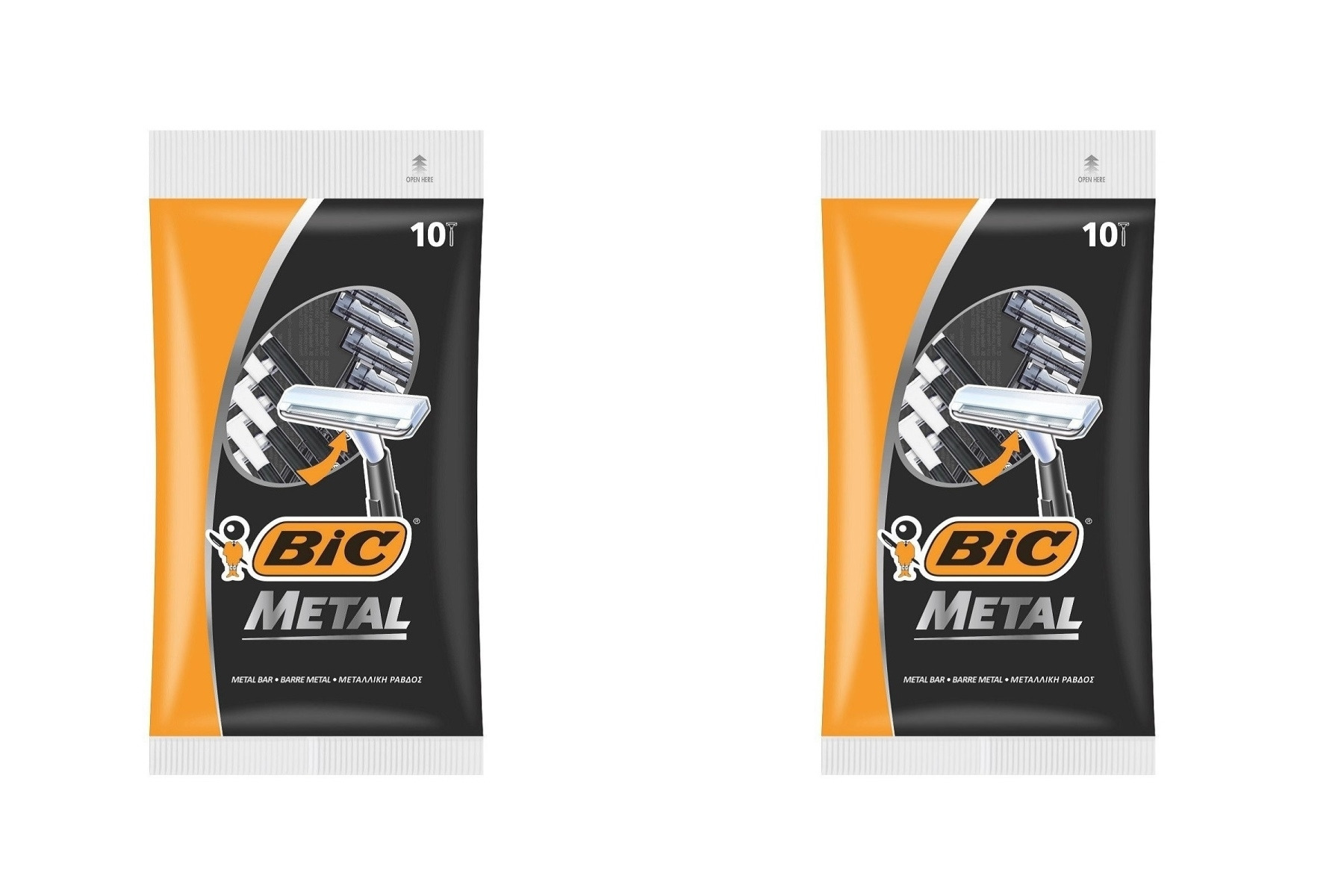 Станок для бритья одноразовый bic metal 10 шт