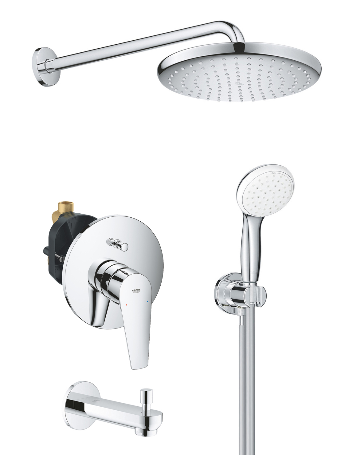 Излив с переключателем для душа grohe