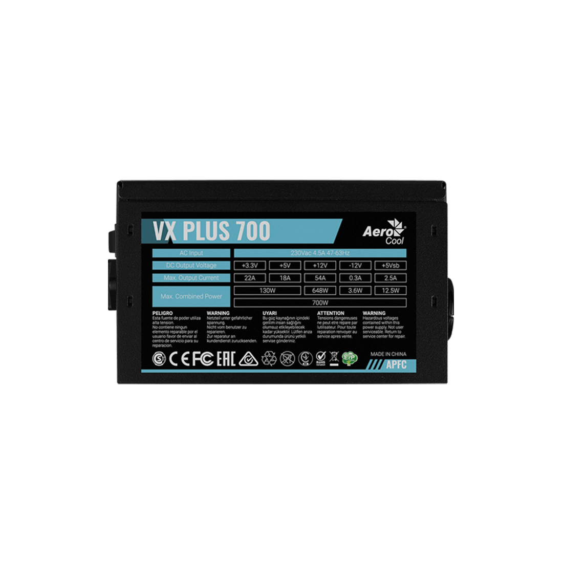 Vx plus 600 aerocool схема