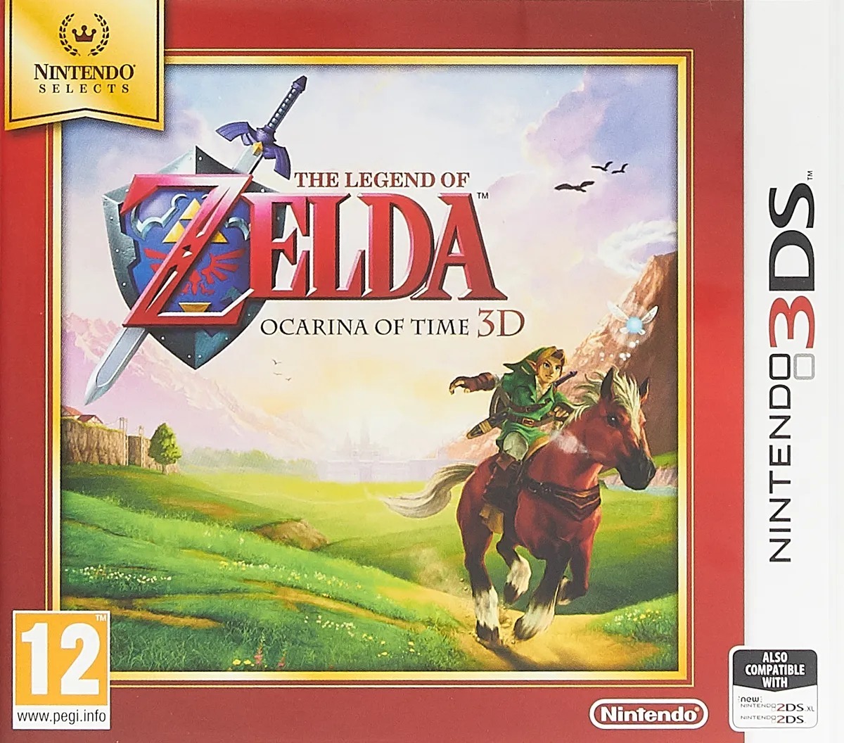 Игра The Legend of Zelda: Ocarina of Time 3D (3DS, Английская версия). Товар уцененный