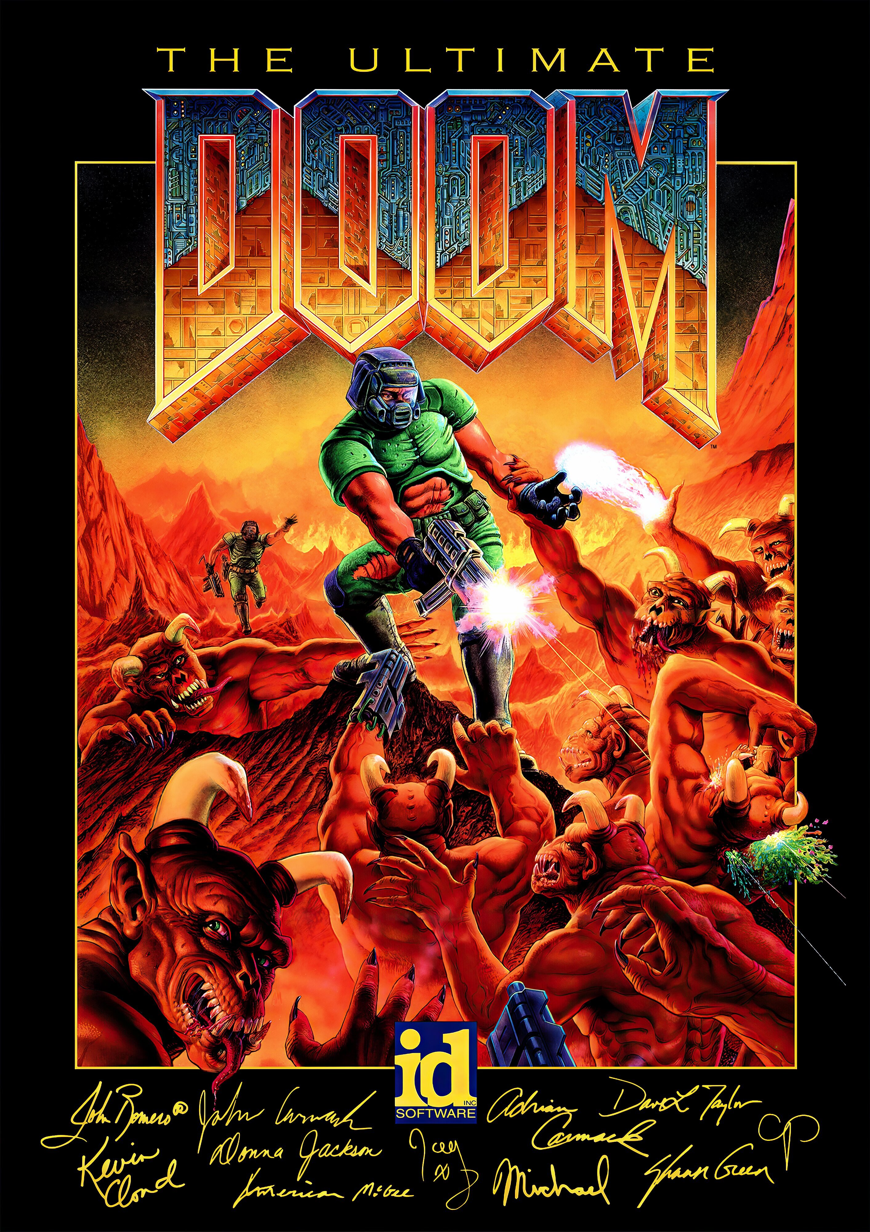 PostersRu Постер "Doom", 60 см х 40 см