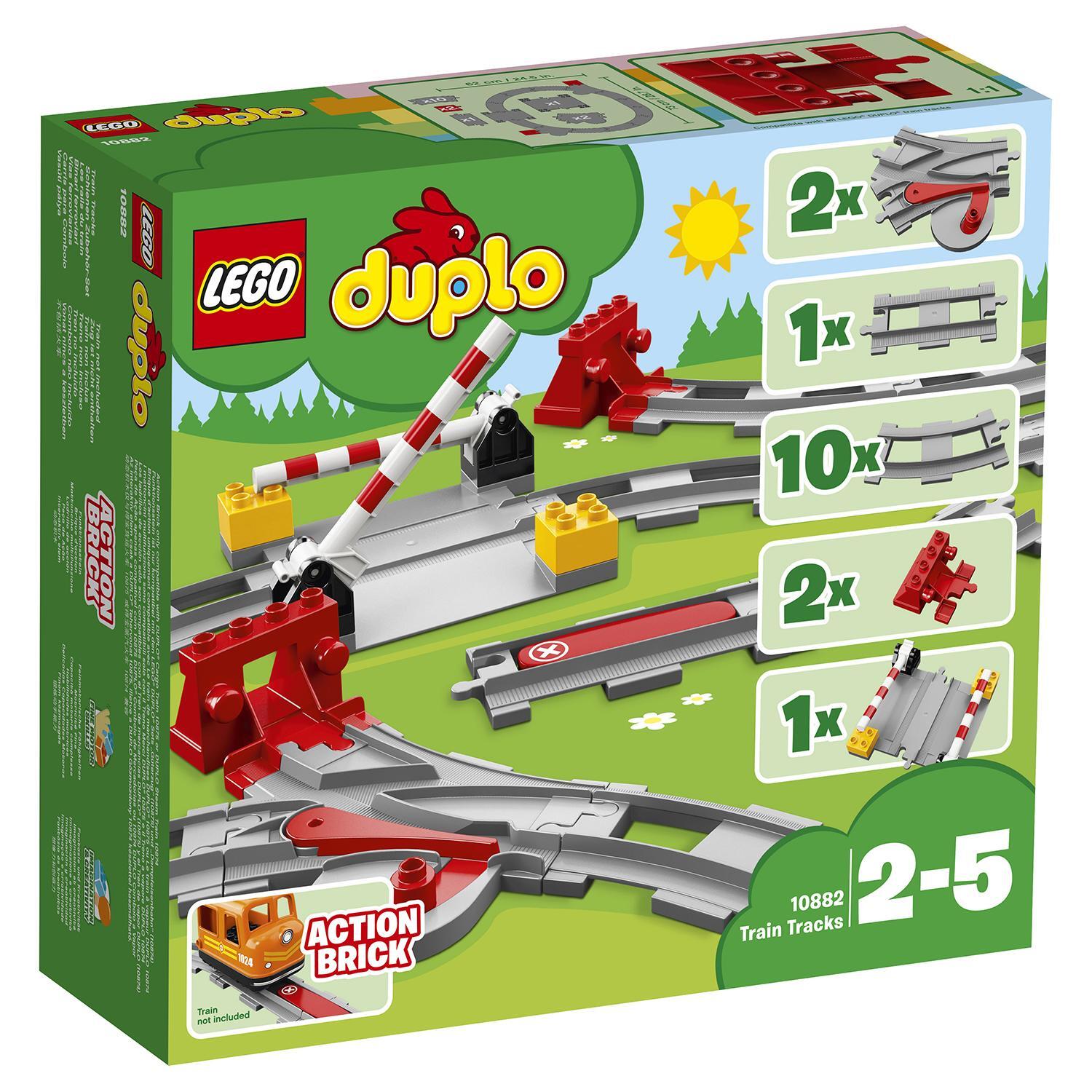 Duplo 10882. Состав лего 10882. 10882 рельсы lego duplo. Лего дупло 10944. Лего 10882 поезд дупло.