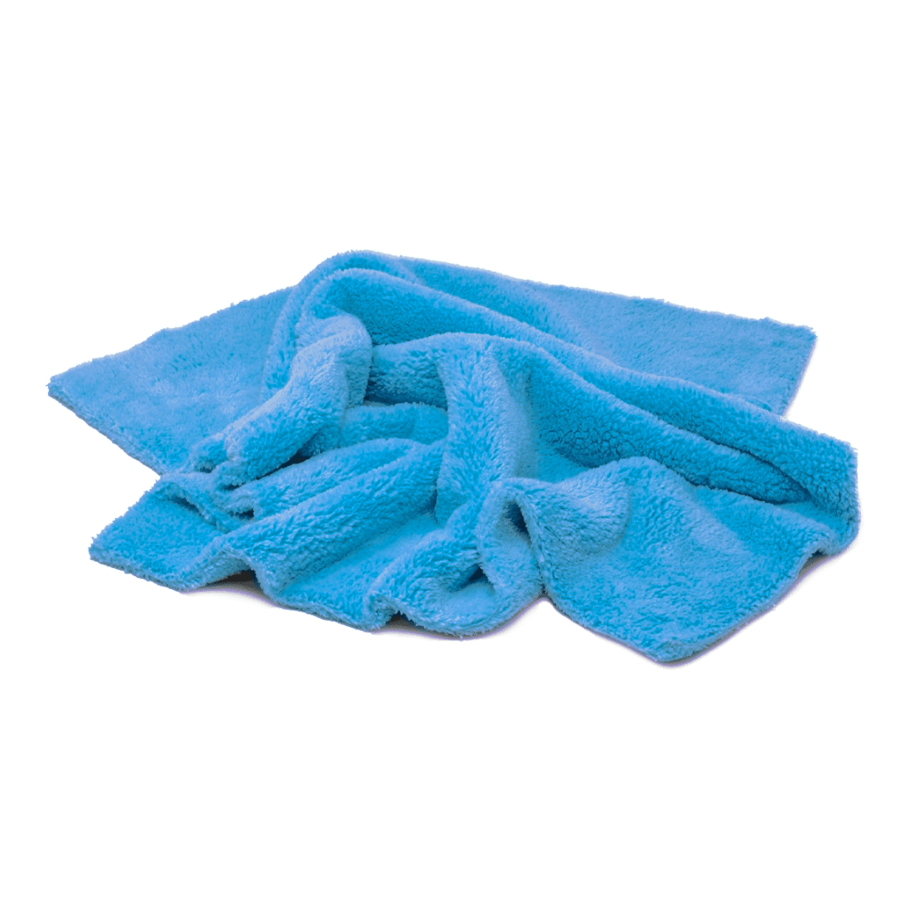 Салфетка из микрофибры Menzerna Microfiber cleaning премиум толстая многоразовая синяя 400 х 400 мм