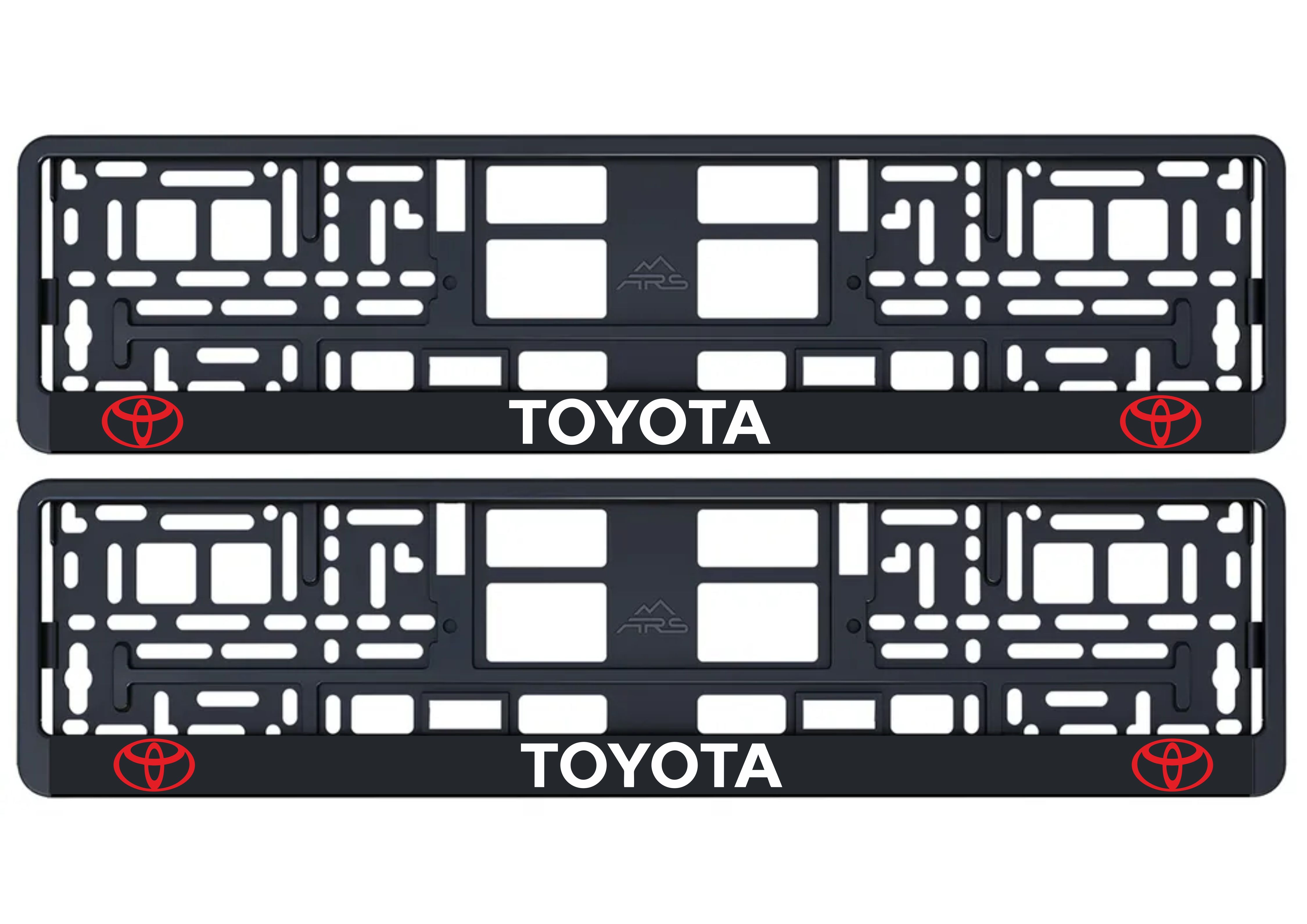 Рамканомерногознака,авторамкаснадписью"Toyotalogo"("Тойоталого")