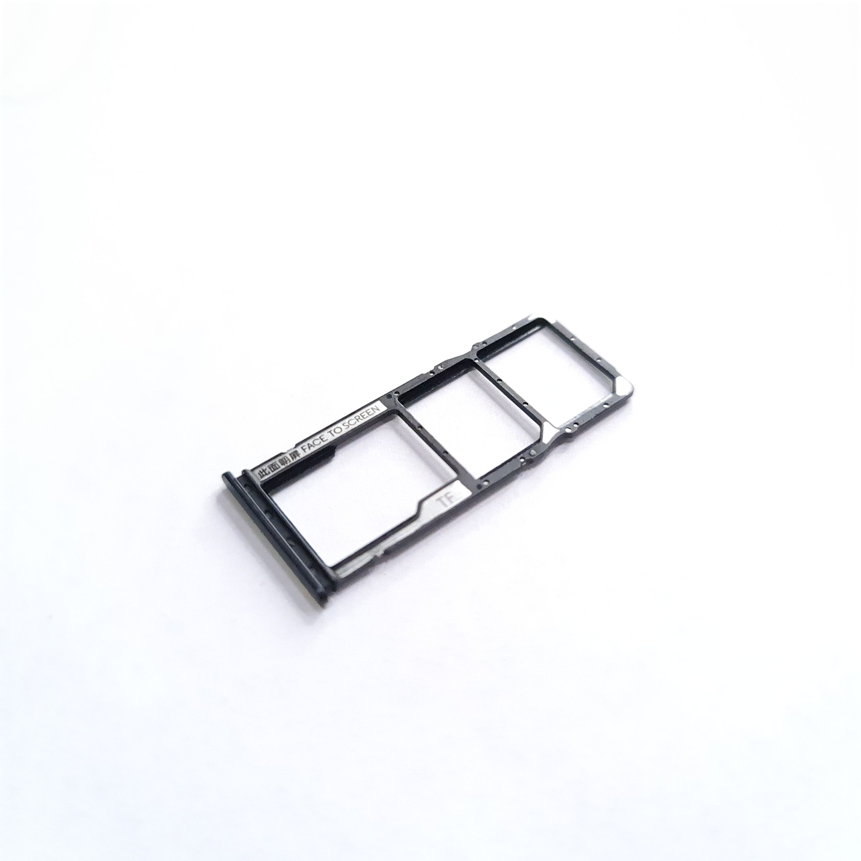 Sim лоток держатель Xiaomi Redmi 9C NFC, Redmi 9A, M2006C3MG, черный, на 2 сим-карты