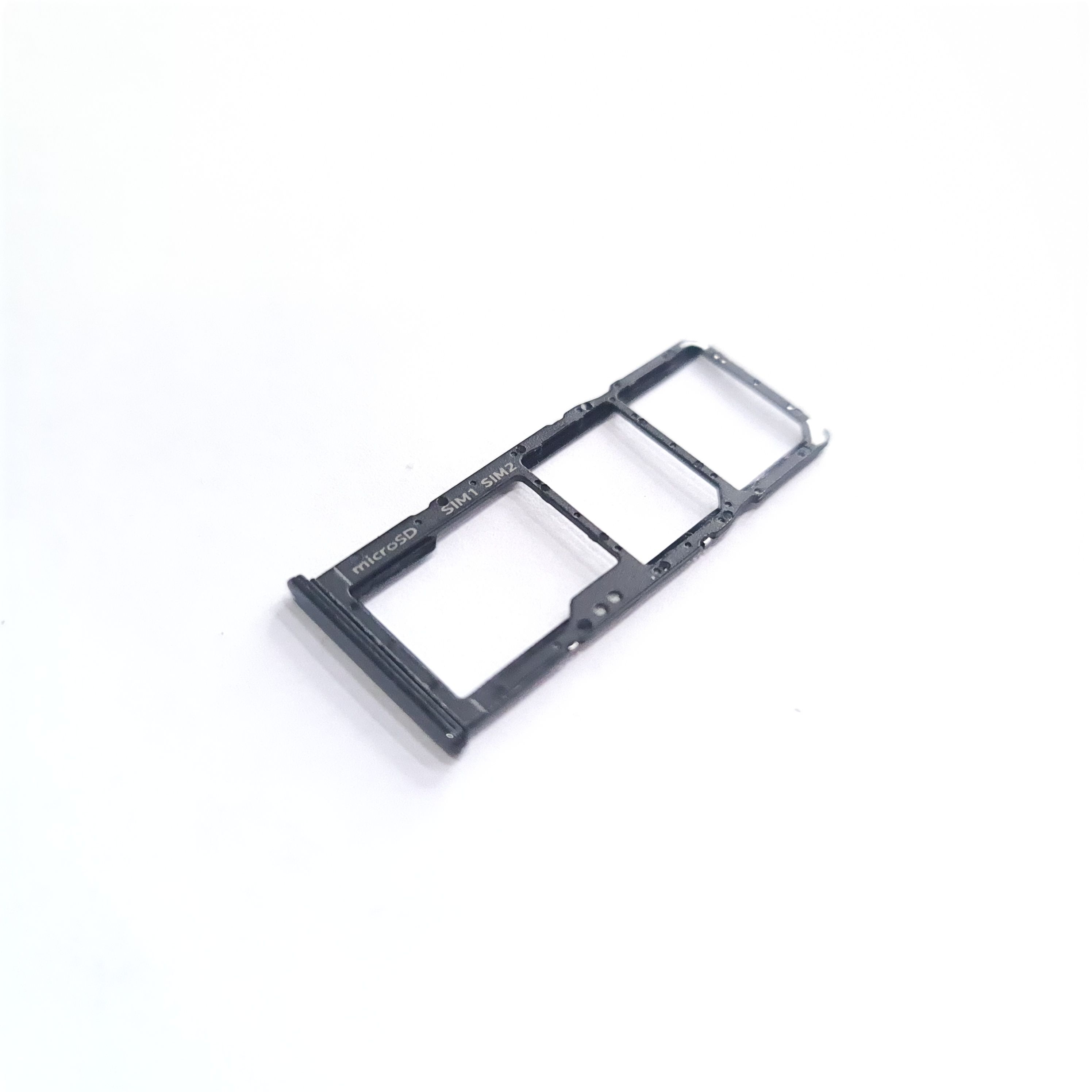 Sim лоток держатель Samsung Galaxy A70, A705F, черный, на 2 сим-карты
