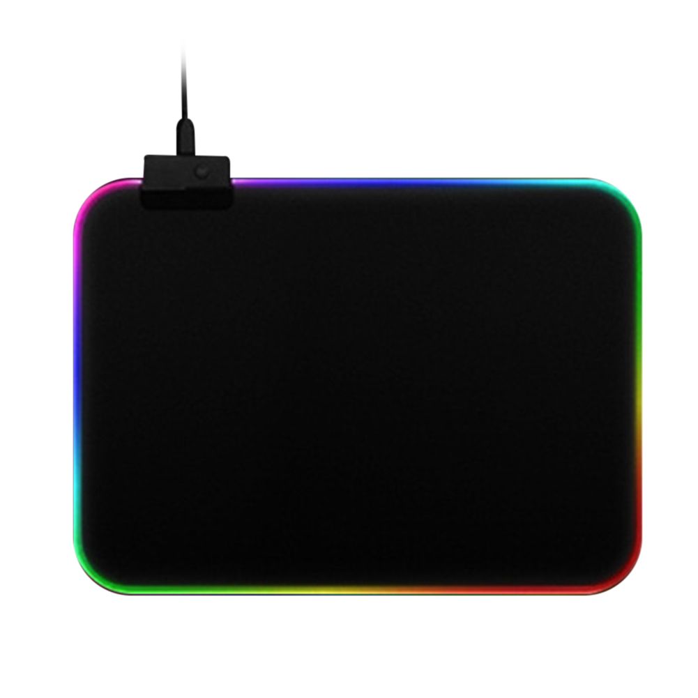 Коврик для мыши с RGB подсветкой 350x250x4 mm черный