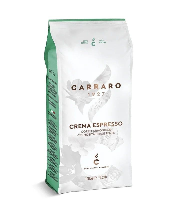 Кофе в зернах Carraro Crema Espresso 1кг