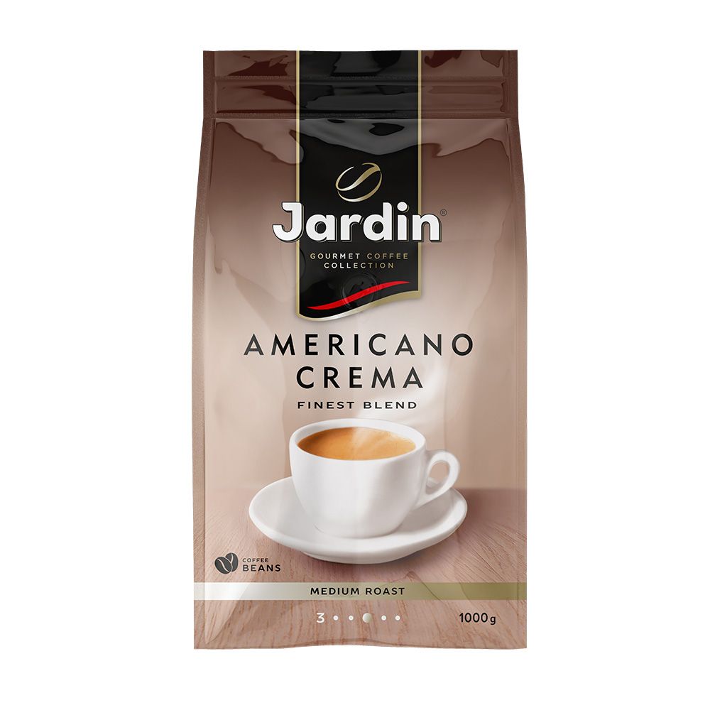 Кофе В Зернах 1 Кг JARDIN CREMA купить на OZON по низкой цене