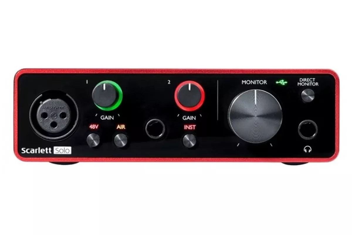 Внешняя звуковая карта focusrite solo