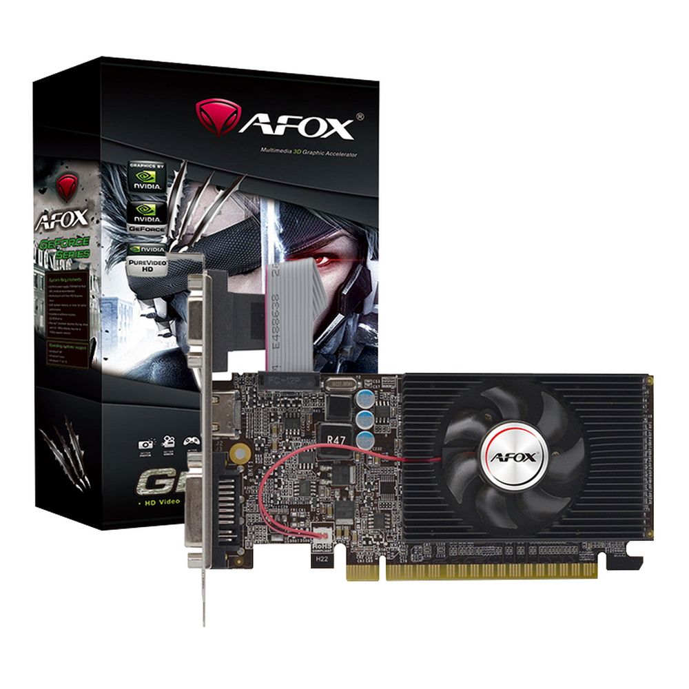 Видеокарта AFOX GeForce GT 610, 1 ГБ DDR3, DDR3 - купить по низким ценам в  интернет-магазине OZON (750879314)