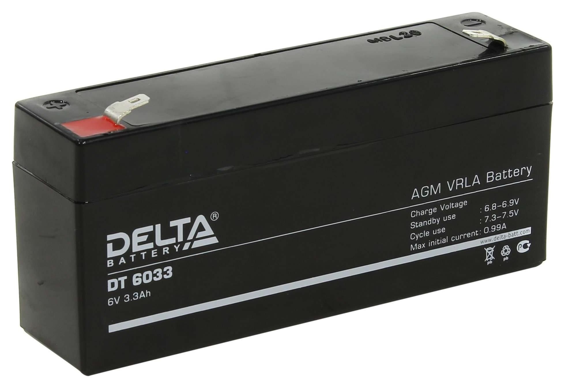 Delta DT-6033 6v 3.3Ah