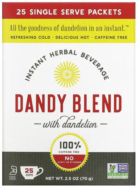 Dandy Blend, Травяной напиток с одуванчиком, без кофеина, 25 пакетиков