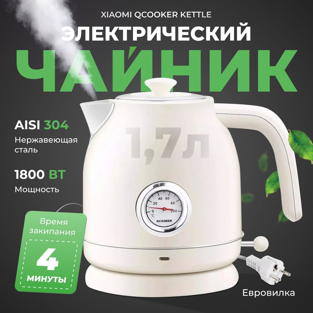 Купить Чайник Xiaomi Qcooker Kettle