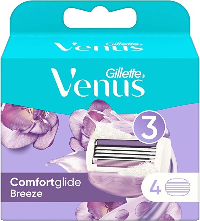 Сменные кассеты для бритья gillette venus breeze 4 шт