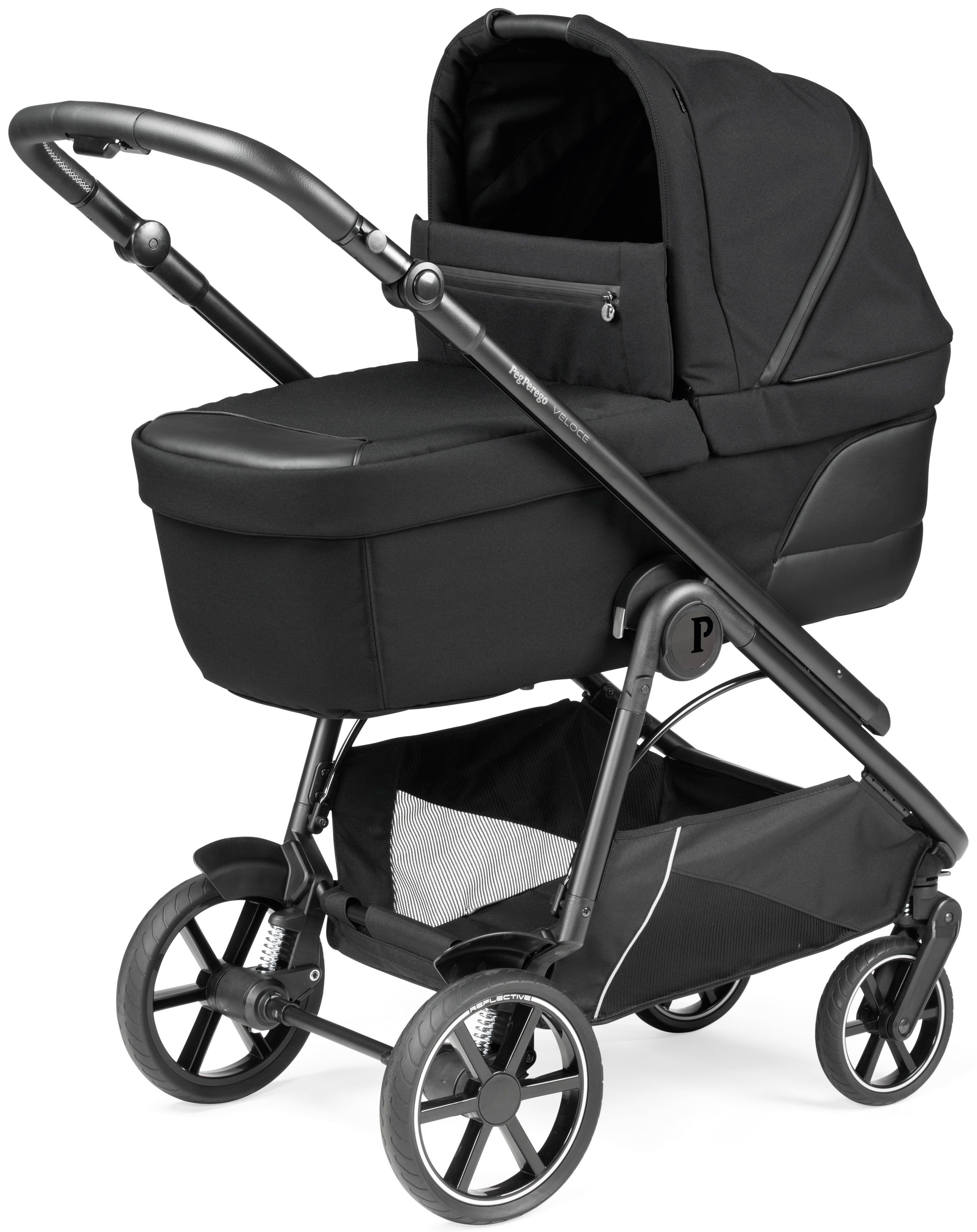 Коляска 3 в 1 Peg Perego Veloce Lounge Licorice