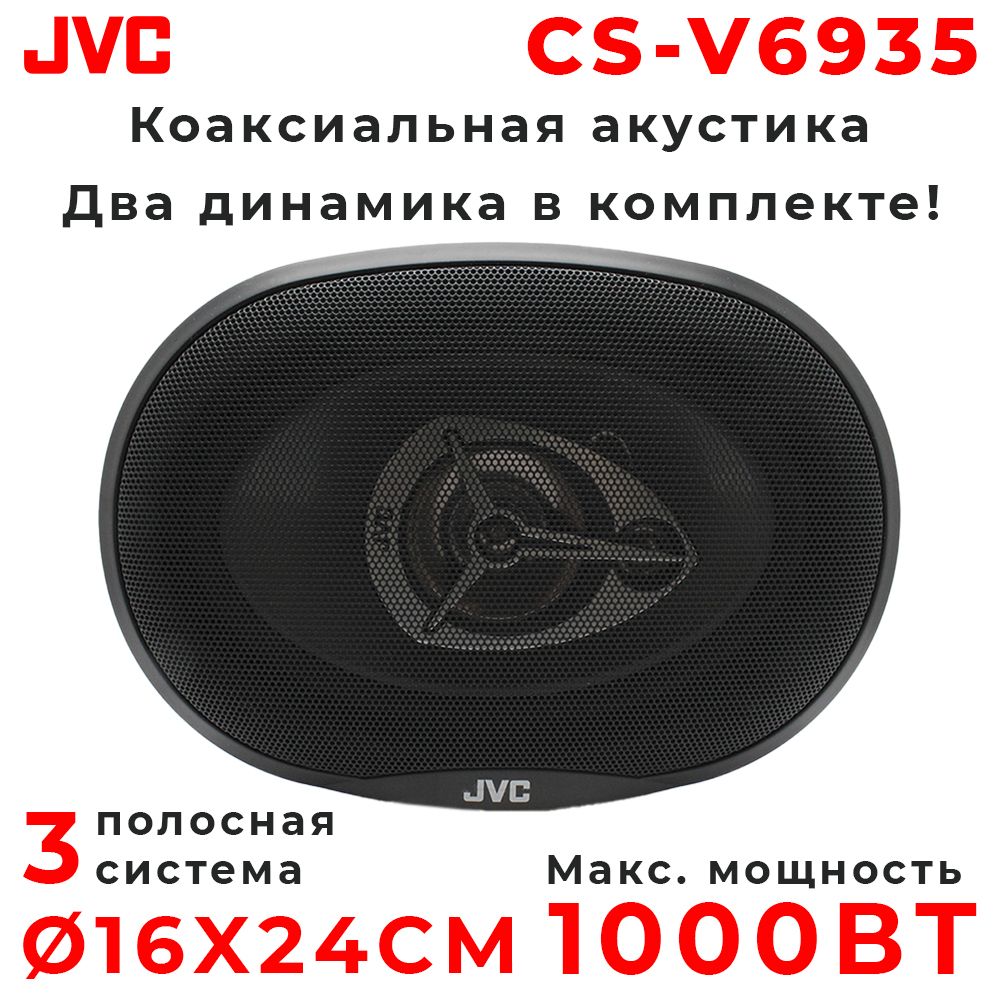 Jvc Колонки 16 см Автомобильные – купить в интернет-магазине OZON по низкой  цене