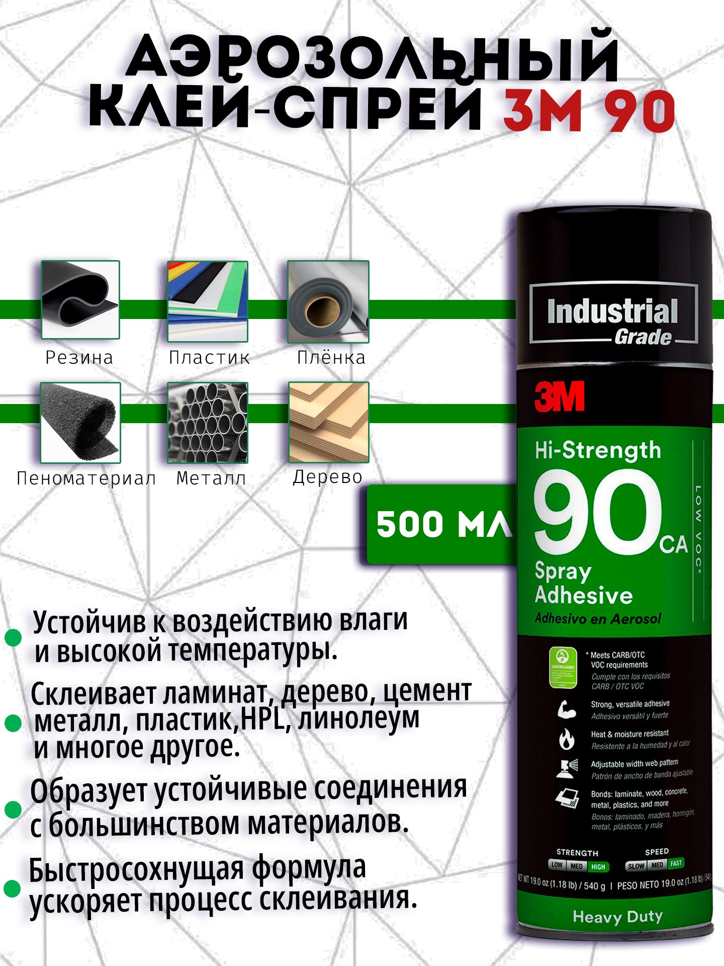 Фото Клей Аэрозоль 3м Купить