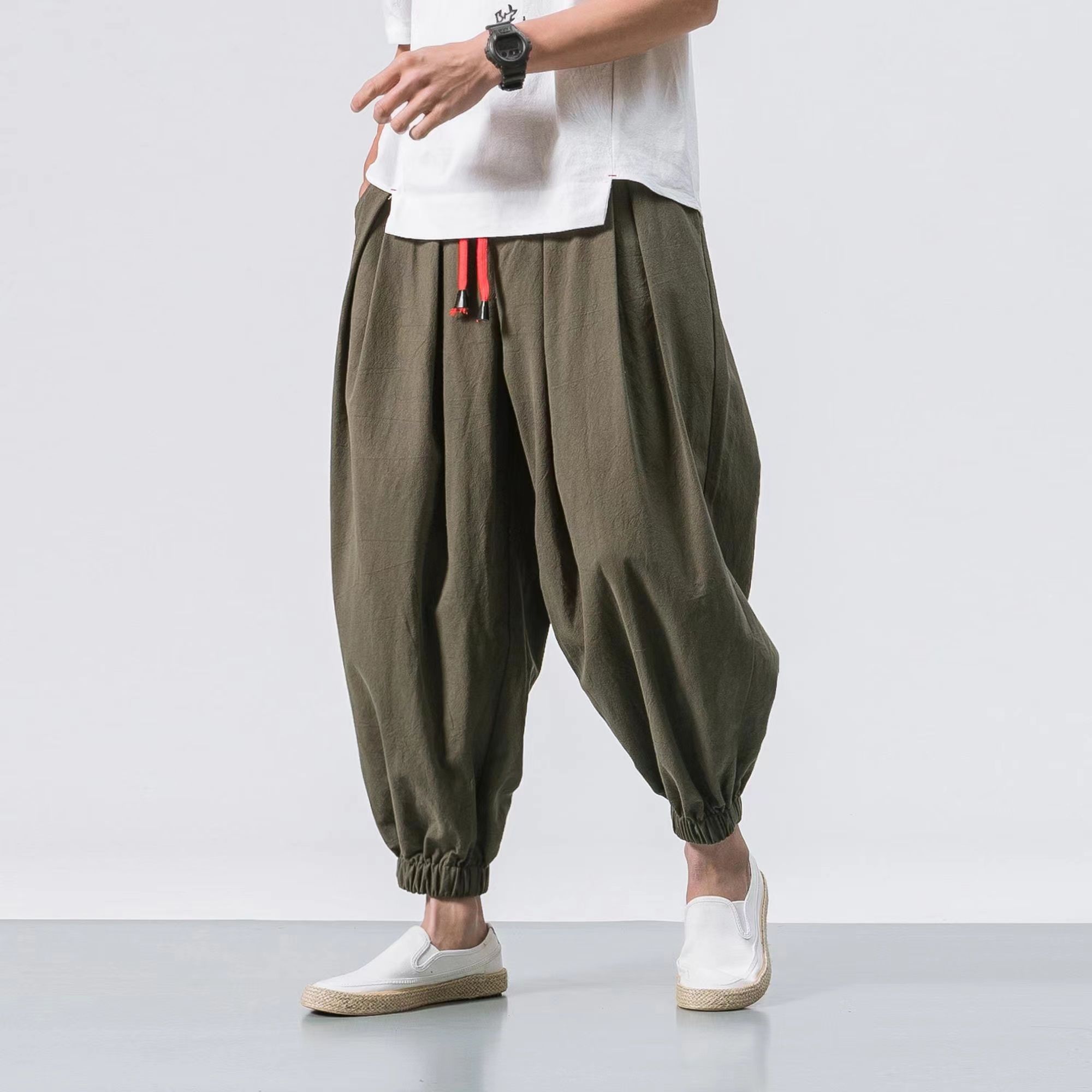 Мешковатые штаны мужские. Baggy Loose Cotton Harem Pants мужские. Брюки men Casual Harem Pants Baggy wide Leg trousers. Штаны Harem мужские. Брюки Loose Baggy мужские.