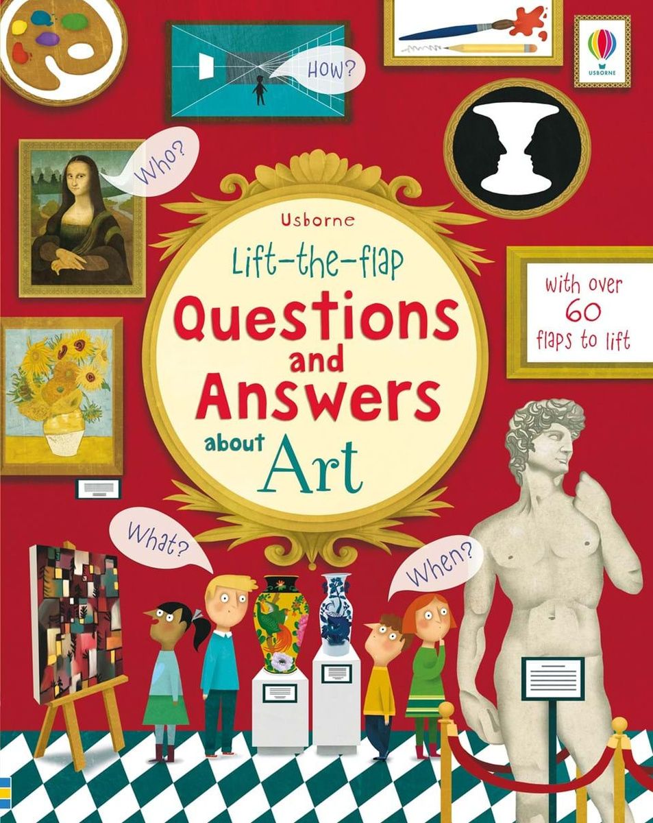 Lift-the-Flap Questions and Answers about Art (Книга вопросов и ответов об искусстве с окошками) | Daynes Katie