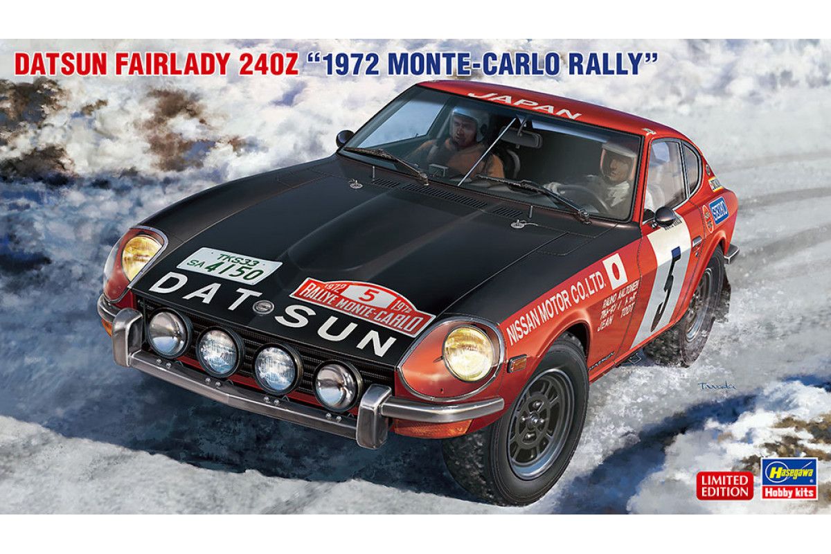 Сборная модель Hasegawa 20374 Автомобиль Datsun Fairlady 240Z 1972 Rally Monte-Carlo