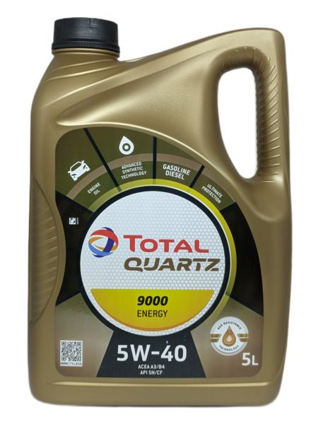 TotalQUARTZ9000ENERGY5W-40Масломоторное,Синтетическое,5л