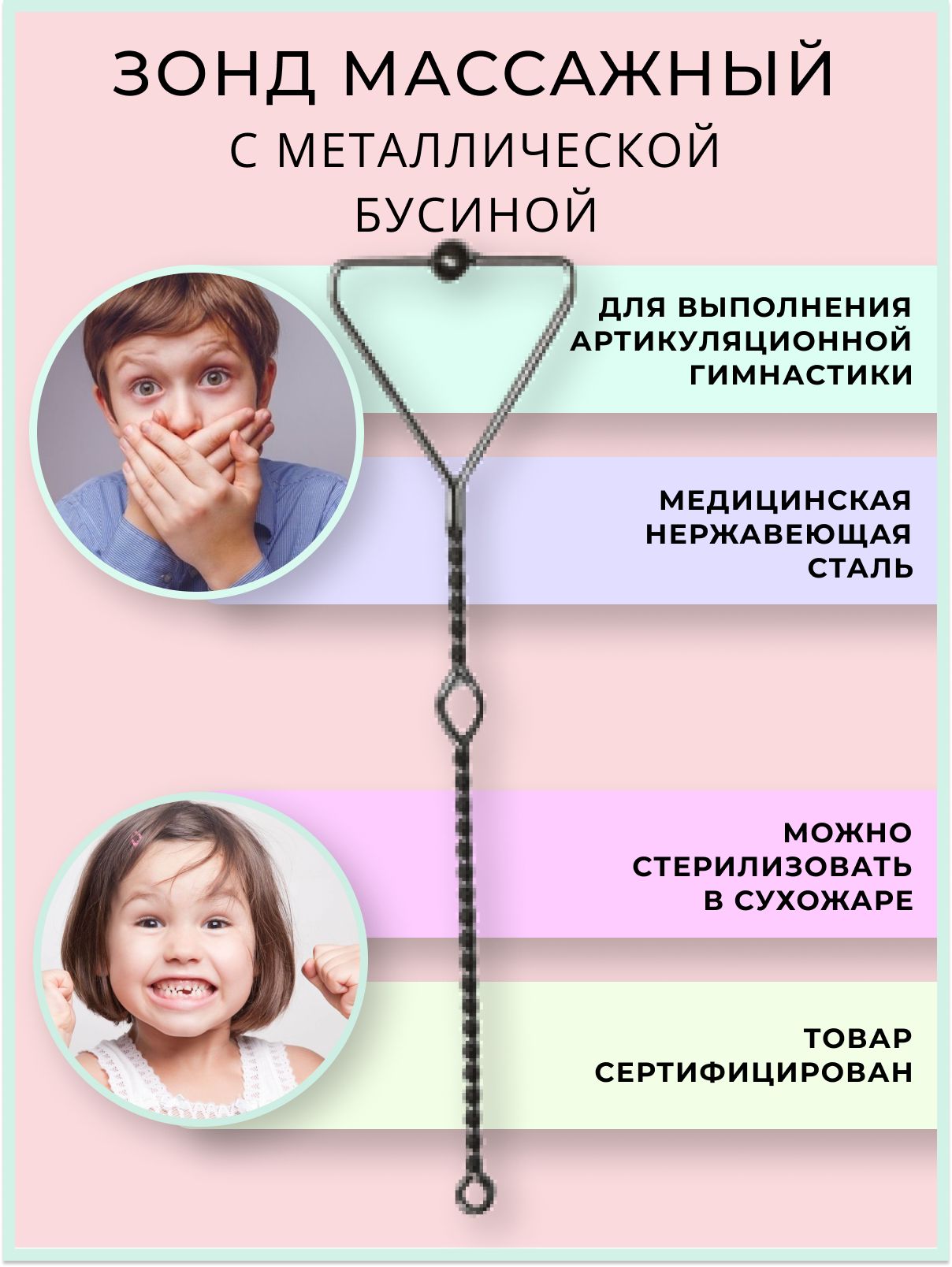 Характеристики зондов