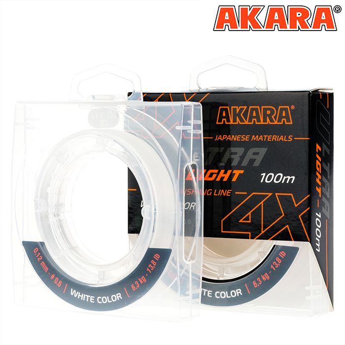 Шнур Akara Ultra Light White 100 м 0,10