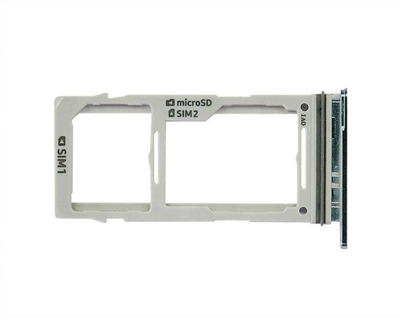 Держатель SIM Samsung G973F S10/G975F 10+ (2 SIM) синий