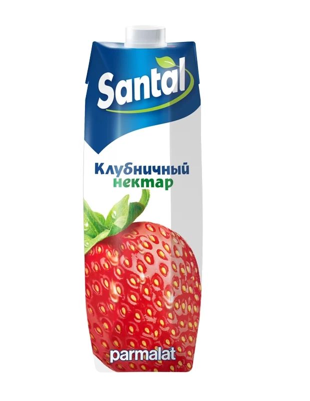 Нектар Santal клубничный 200мл