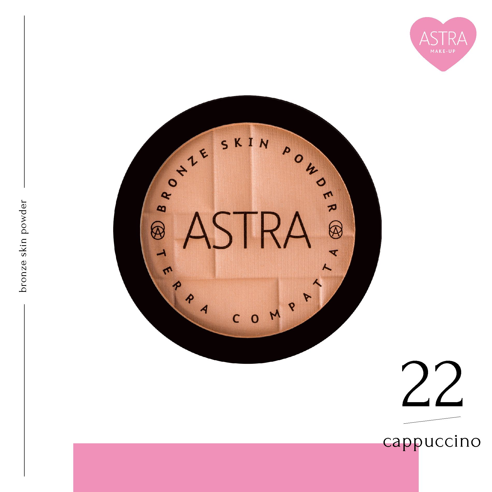 Astra Make-Up Бронзер для лица, бронирующая пудра 22 оттенок