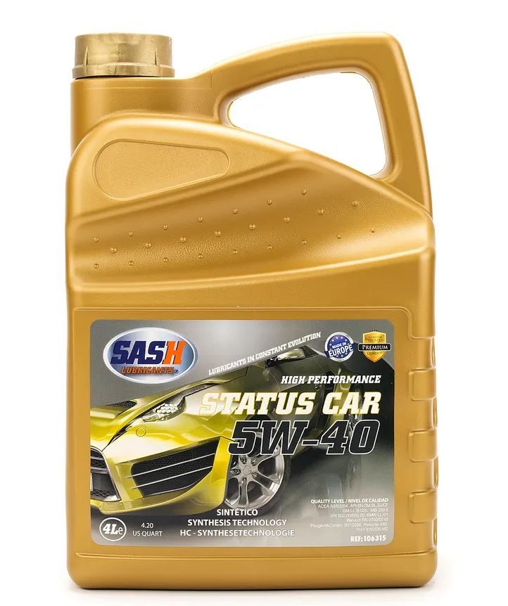 SASHstatuscar5W-40Масломоторное,Синтетическое,4л