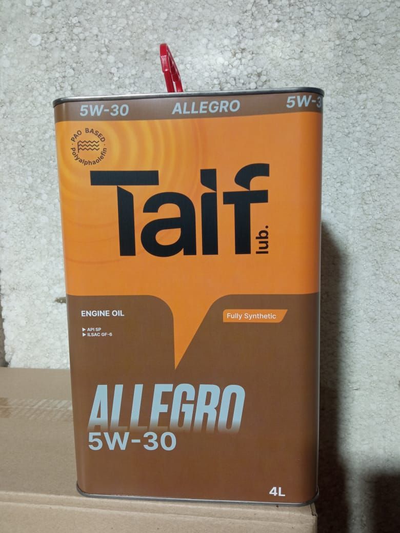 Масло taif allegro 5w 30