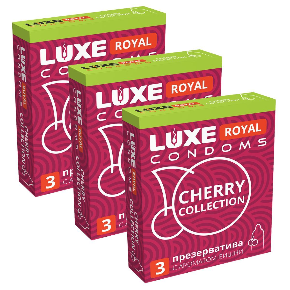Cherry collection. Luxe Royal презервативы вишня. Luxe Royal condoms. Презервативы Luxe Royal Cherry collection 1х24. Вишня Роял Тияго.