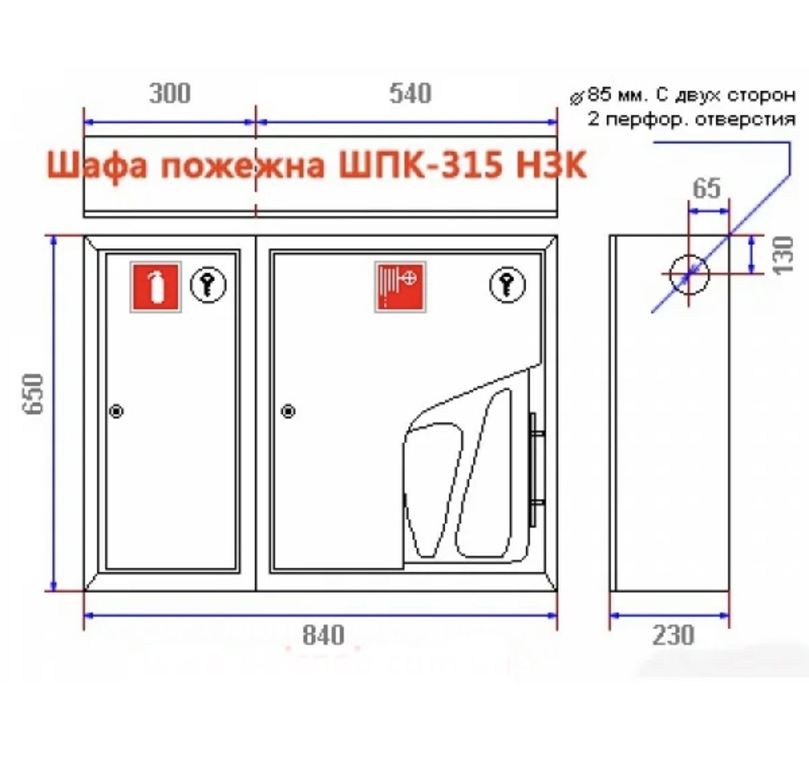 Шкаф шпк 315 нзк